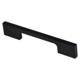 5 x 96mm Kitchen Handle Cabinet Cupboard Door Drawer Handles square Black furniture pulls - Top-Down View