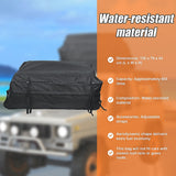 458 Litre Large Car Cargo Travel Rain Proof Roof Top Bag Storage Carrier Box - Extra Image