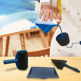 Paint / Painting Set Self-Contained Drip Splatter Roller - Front View