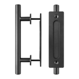 Carbon Steel Door Handle & Flush Pull Wood Door Gate Hardware 12"