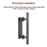 Carbon Steel Door Handle & Flush Pull Wood Door Gate Hardware 12