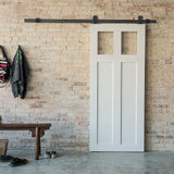 2.4m Sliding Barn Door Hardware - Close-Up Angle