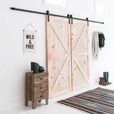 3.6m Sliding Barn Door Hardware - 45-Degree Angle