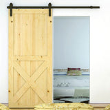1.8m Sliding Barn Door Hardware - Front View