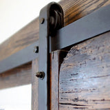 1.8m Sliding Barn Door Hardware - Rear View