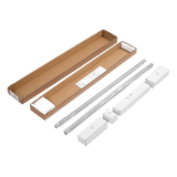 Sliding Barn Door Hardware Stainless Steel - Low Angle