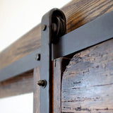 Sliding Barn Door Hardware - Top-Down View