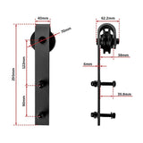 Sliding Barn Door Hardware - Low Angle