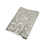 Wallpaper Silver Flower Pattern Non-woven Wall Paper Roll