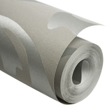 Wallpaper Silver Flower Pattern Non-woven Wall Paper Roll - Close-Up Angle