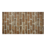 Wallpaper Faux Brick Wall Paper Roll - Rear View