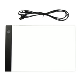 A4 LED Light Box Tracing Board Art Design Stencil Tattoo Copy Drawing Pad - Top-Down View