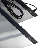 A4 LED Light Box Tracing Board Art Design Stencil Tattoo Copy Drawing Pad - Rear View