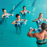 2x Water Aerobics Dumbbell EVA Aquatic Barbell Aqua Fitness - Front View