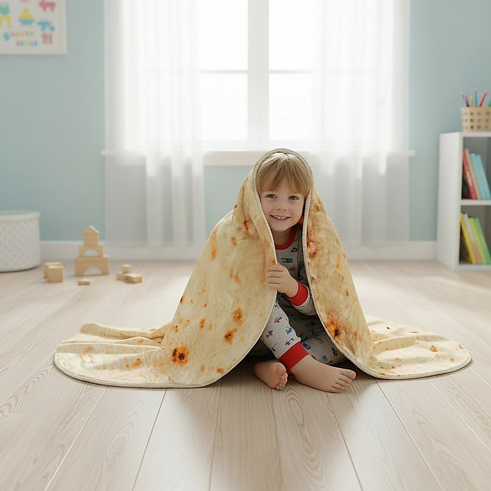 Tortilla Blanket Burrito 180cm Blanket Throw Rug