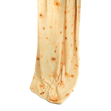 Tortilla Blanket Burrito 180cm Blanket Throw Rug - Top-Down View