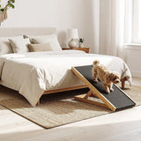 Dog Ramp Pet Ramp Adjustable Heights Portable - Top-Down View