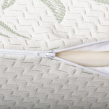 Cool Gel Memory Foam Bed Wedge Pillow Cushion Neck Back Support Sleep with Cover - Rear View