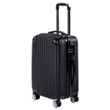 Delegate Suitcases Luggage Set 20 24 28Carry On Trolley TSA Travel Bag - Top-Down View
