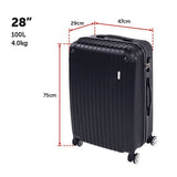 Delegate Suitcases Luggage Set 20 24 28Carry On Trolley TSA Travel Bag