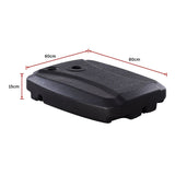60x80cm Outdoor Umbrella Stand Base Sand/ Water Pod Round Portable Grip - Extra Image