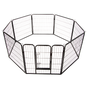 8 Panel Heavy Duty Pet Dog Playpen Puppy Exercise Fence Enclosure Cage