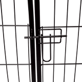 8 Panel Heavy Duty Pet Dog Playpen Puppy Exercise Fence Enclosure Cage - 45-Degree Angle