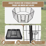 8 Panel Heavy Duty Pet Dog Playpen Puppy Exercise Fence Enclosure Cage - Extra Image