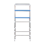 Storage Shelves Shelf 3 Tier Rack Portable Laundry Stand Unit Organiser - Rear View