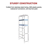 Storage Shelves Shelf 3 Tier Rack Portable Laundry Stand Unit Organiser - Extra Image
