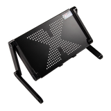 Aluminium Alloy Folding Laptop Computer Stand Desk Table Tray On Bed Mouse - Top-Down View