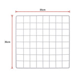 12 Cube Wire Grid Organiser Bookcase Storage Cabinet Wardrobe Closet White - Extra Image