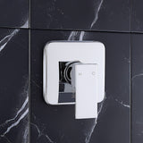 Shower Bath Mixer Tap Bathroom WATERMARK Approved - Chrome - Front View