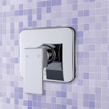 Shower Bath Mixer Tap Bathroom WATERMARK Approved - Chrome - Rear View