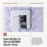 Shower Bath Mixer Tap Bathroom WATERMARK Approved - Chrome - Extra Image