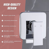 Shower Bath Mixer Tap Bathroom WATERMARK Approved - Chrome - Extra Image