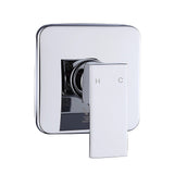 Shower Bath Mixer Tap Bathroom WATERMARK Approved - Chrome - Top-Down View