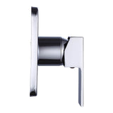 Shower Bath Mixer Tap Bathroom WATERMARK Approved - Chrome - Rear View