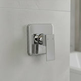 Shower Bath Mixer Tap Bathroom WATERMARK Approved - Chrome - Front View