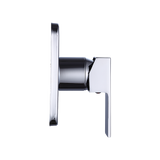Shower Bath Mixer Tap Bathroom WATERMARK Approved - Chrome - 45-Degree Angle