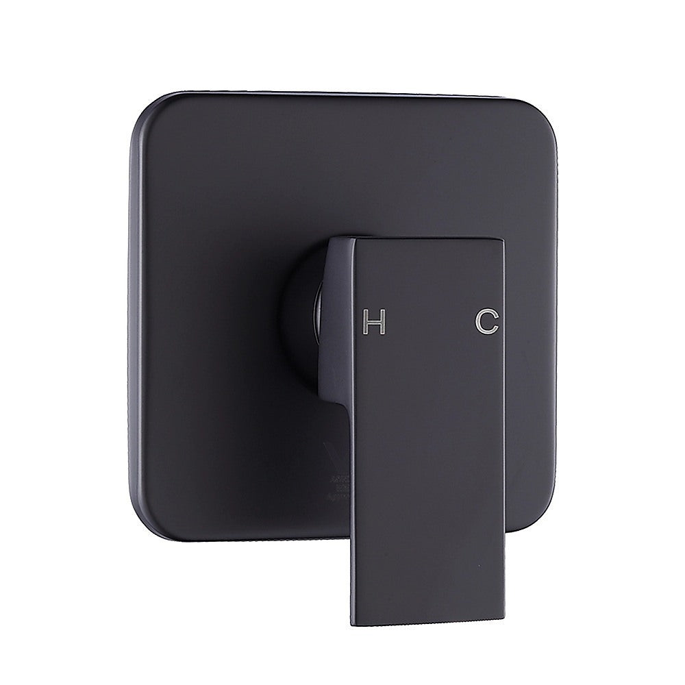 Shower Bath Mixer Tap Bathroom WATERMARK Approved - Electroplated Matte Black
