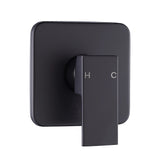 Shower Bath Mixer Tap Bathroom WATERMARK Approved - Electroplated Matte Black