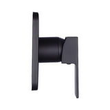 Shower Bath Mixer Tap Bathroom WATERMARK Approved - Electroplated Matte Black - Close-Up Angle