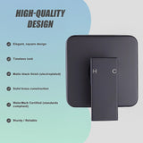 Shower Bath Mixer Tap Bathroom WATERMARK Approved - Electroplated Matte Black - Extra Image
