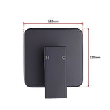Shower Bath Mixer Tap Bathroom WATERMARK Approved - Electroplated Matte Black - Extra Image