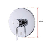 Shower Bath Mixer Tap Bathroom WATERMARK Approved - Chrome - Extra Image