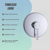 Shower Bath Mixer Tap Bathroom WATERMARK Approved - Chrome - Extra Image