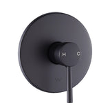 Shower Bath Mixer Tap Bathroom Electroplated Matte Black