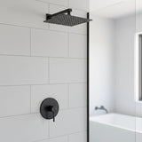Shower Bath Mixer Tap Bathroom Electroplated Matte Black