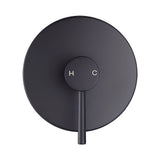 Shower Bath Mixer Tap Bathroom Electroplated Matte Black